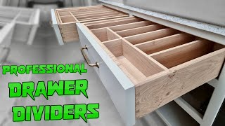 Making Oak Drawer Dividers  Dovetails and Halving Joints