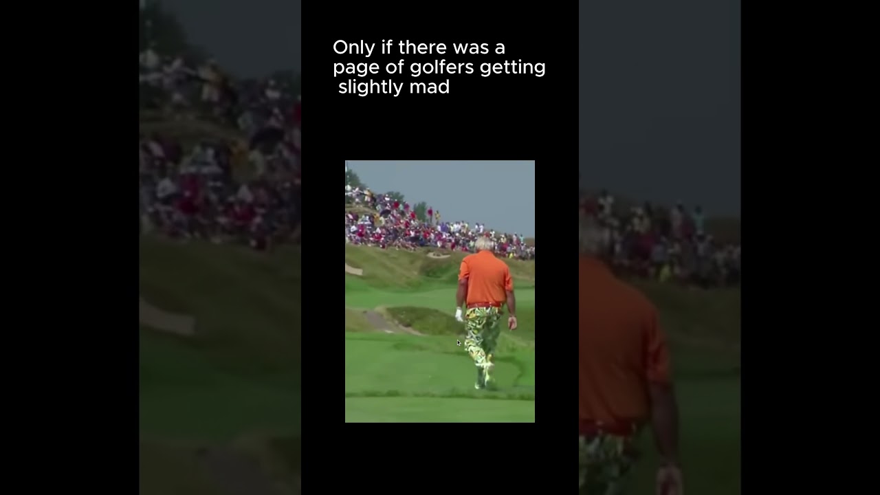 John Daly Getting A little Angry On The Course 