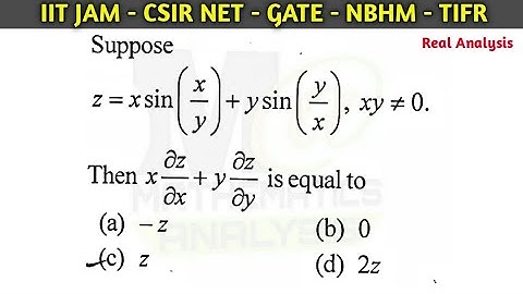 IIT JAM MATHS 2020 | IIT JAM Calculus QUESTION | problem#14