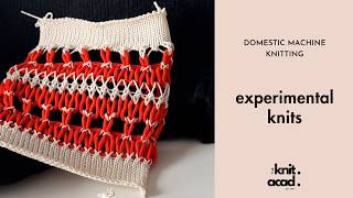 Machine Knitting - Experimental Materials