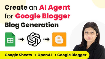 How to Create an AI Agent for Google Blogger Blog Generation