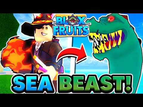 Como Caçar Sea Beast no Blox Fruits (Melhor Método✨) 