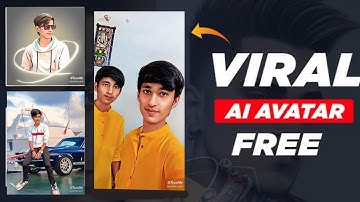 How to edit viral Instagram Ai Avatar Free | Vector Art in one click photo editing | trending edit