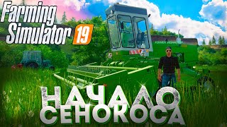 [РП] НАЧАЛО СЕНОКОСА НА НОВОМ ПОЛЕ! FARMING SIMULATOR-19