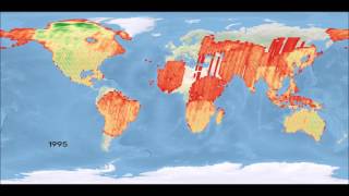 Scene count per year (1972-2015) measured by Landsat 1,2,3,4,5,7,8