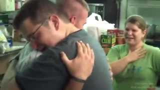 Soldier Surprises Cousin, Just in Time for His Wedding