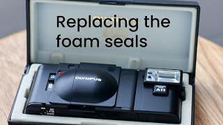 How to replace the light seal on an Olympus XA