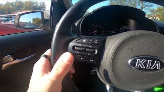 Steering Wheel Buttons Description for Kia Picanto III ( 2017 - now ) - Steering Wheel Functions