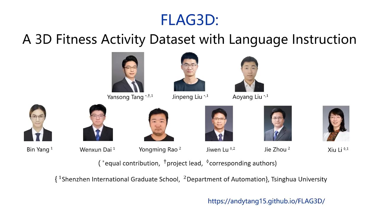 FLAG3D A 3D Fitness Activity Dataset with Language Instruction