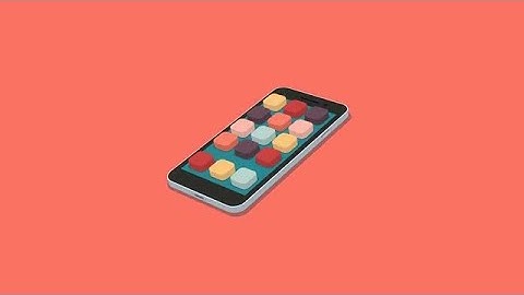 Smartphone With App Icons Stock Motion Graphics