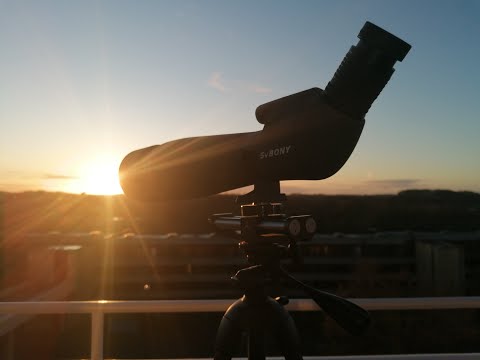 Svbony SV13 Spektiv 20 60x80 unboxing and some moon shots