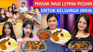 Masak Nasi Lemak Medan Untuk Keluarga India‼️Makanan Indonesia‼️