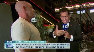 Xerife do Consumidor resolve conflito envolvendo expulsão de cliente de academia   Balanço Geral 108
