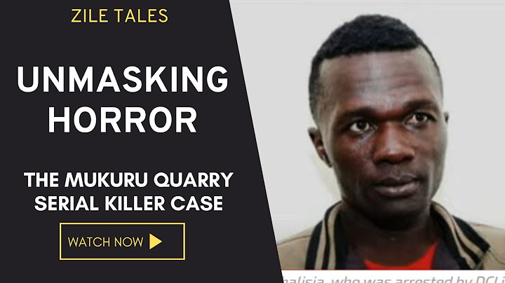 Unmasking Horror - The Mukuru Quarry Serial Killer Case