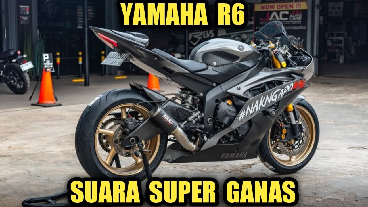 KNALPOT SC PROJECT || YAMAHA R6 || GANAS BANGET SUARA NYA ~ Jeri ...