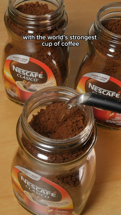 Drinking the Worlds strongest coffee ☕️ #coffee #science #asmr