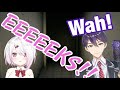 Toya suddenly shout while playing horror game and Yuika freaked out [ Shiina Yuika / Kenmochi Toya ]