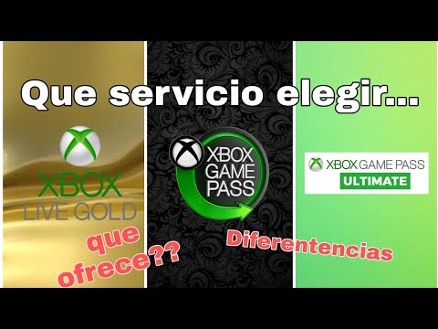 Que es ?... Xbox live gold, Xbox GAME PASS y Xbox GAME PASS ULTIMATE.