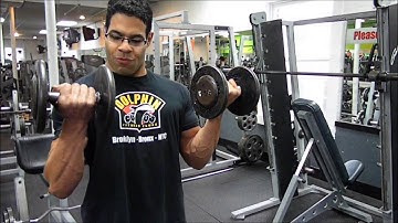 Dumbbell Bicep Curl to Build Your Arms