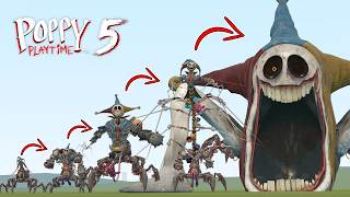 New Size Comparison Of Prototype Poppy Playtime Chapter 5 In Garrys Mod