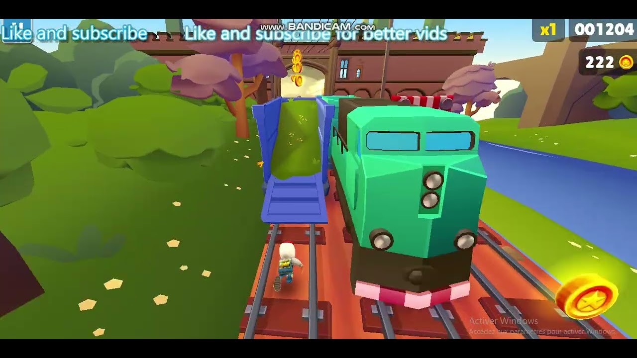 I Played subway surfers part 2