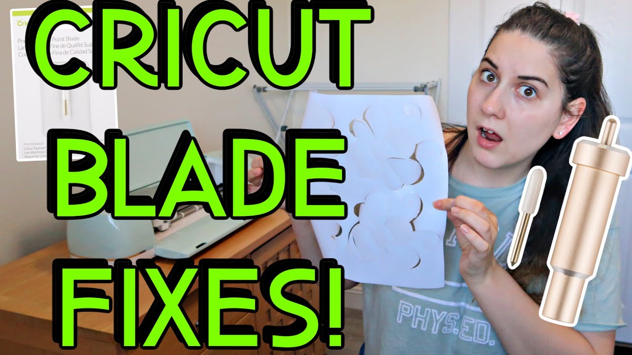 CRICUT blade cutting too deep ?! How to change blade pressure settings and  replace cricut blade! 