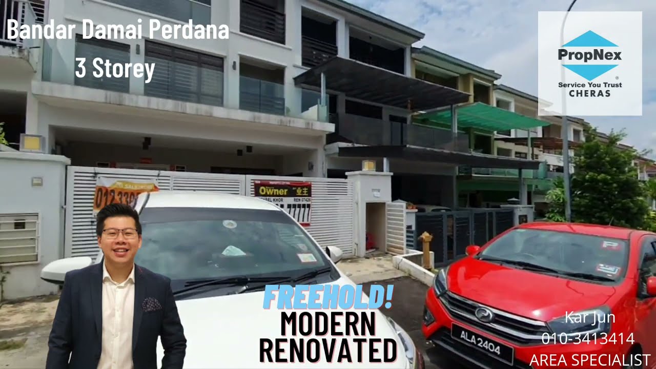 3 Storey Bandar Damai Perdana Cheras Near Len Seng Alam Damai Freehold Fully Renovated Kuala Lumpur Youtube