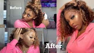 Watch Me Create These Fly A Baby Hairs With My Curly Hair Routine Ft West Kiss