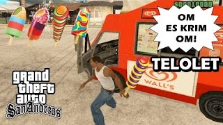Download lagu Tukang Es Krim Kocak Pake Telolet - GTA San Andreas Dyom!