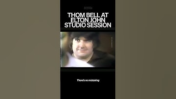 Thom Bell Guides Elton John Recording Session in Rare Footage