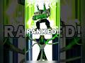 Anur Alien Transformations Ranked Worst To Best For Ben 10 Ben10 Ranked Fyp 