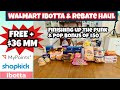 Walmart ibotta   rebate haul  finishing up my big bonus