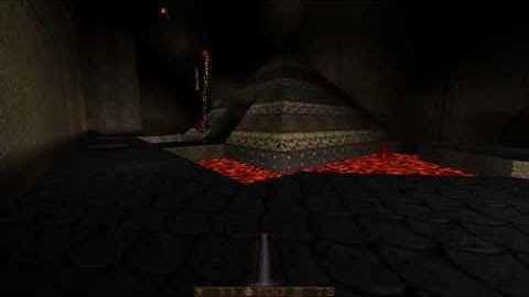 Quake (1996) Walkthrough NIGHTMARE ALL SECRETS E1M8