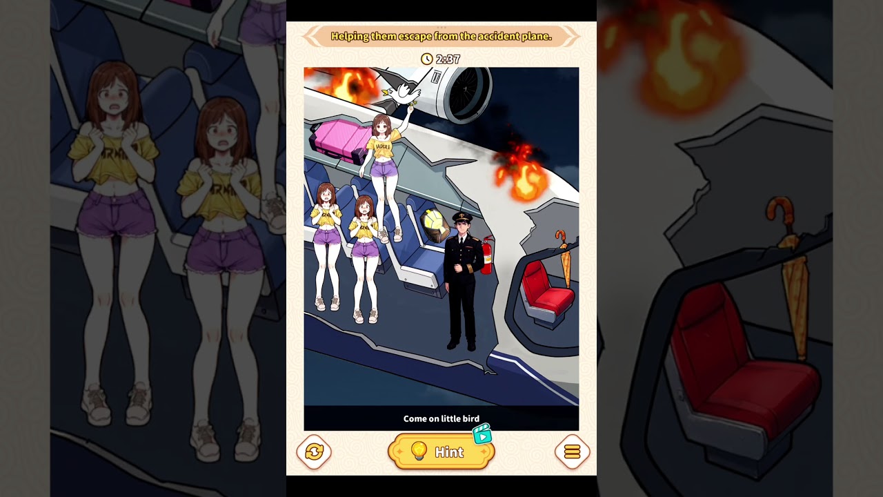 Brain Puzzle : Tricky Quest Level Plane Escape