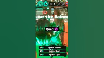 QUAD KILL in FRESH SEASON 2023 #splatoon3 #shorts