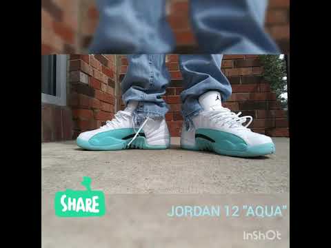 aqua jordan 12