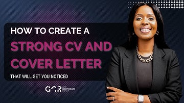 STOP Sending Weak CVs: How to create a Powerful CV and Cover Letter That Gets You Noticed