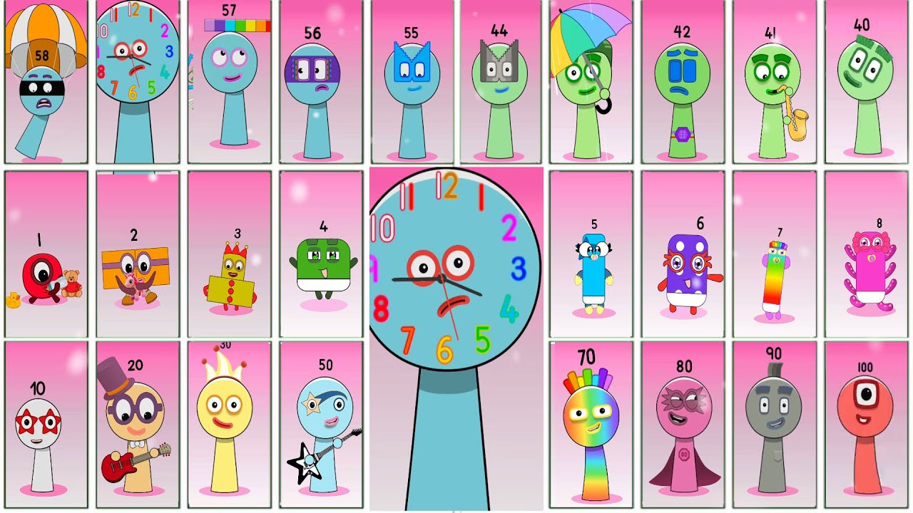 Sprunki OC Numberblocks (1~100)– Full Evolution Showcase