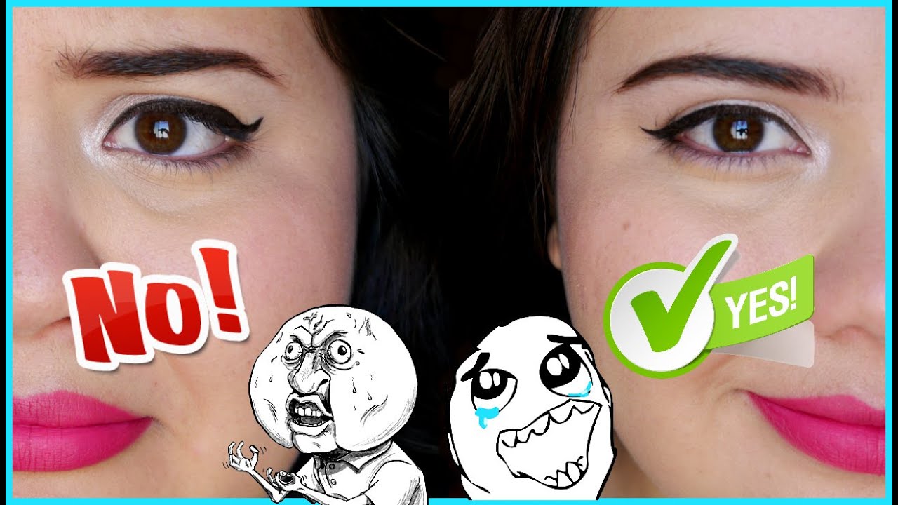 Cómo delinear parpádos caídos