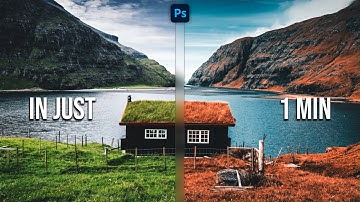Teal and Orange effect in Photoshop 1 minute tutorial!