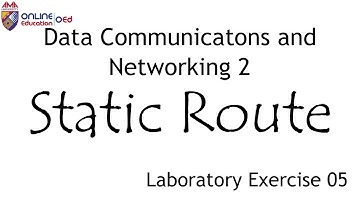 Data Communications and Networking 2-Laboratory Exercise 05
