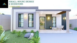 small house design|simple house(9m×8.5m)2bedroom house plan