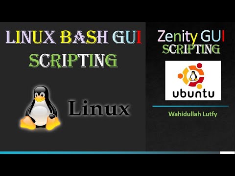 LINUX BASH GUI Scripting Using Zenity - YouTube