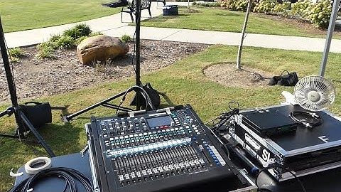 Sound system setup - vocal PA - for a community event - Event Video 56