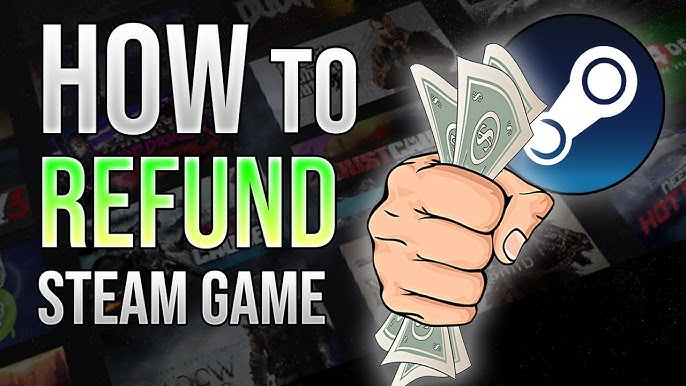 HOW TO REQUEST A REFUND for a GAME on STEAM (QUICK and EASY) 🔐✅️ 