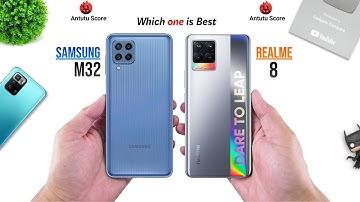Samsung Galaxy M32 vs Realme 8 || Full Comparison ⚡ Which one is Best.