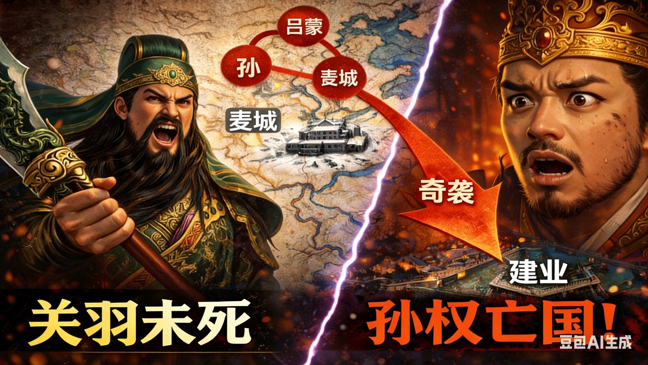 【完整版】❤️穿越成關興，開局麥城突圍！我攔住關羽：「父帥，別跑臨沮，我們去偷孫權的老家！」#短劇