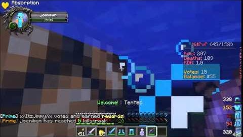 Primemc KitPvP HACKER!!!