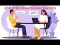 Job interview conversation in english self writing world