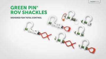 Green Pin® Guided Pin ROV Shackle